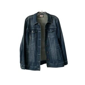 Laurie Felt | Jackets & Coats | Laurie Felt Classic Denim Jacket Dark ...